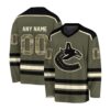 NHL Vancouver Canucks Special Camo V-neck Hockey Jersey FHJ301