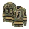 NHL Vegas Golden Knights Special Camo Design V-neck Hockey Jersey FHJ302