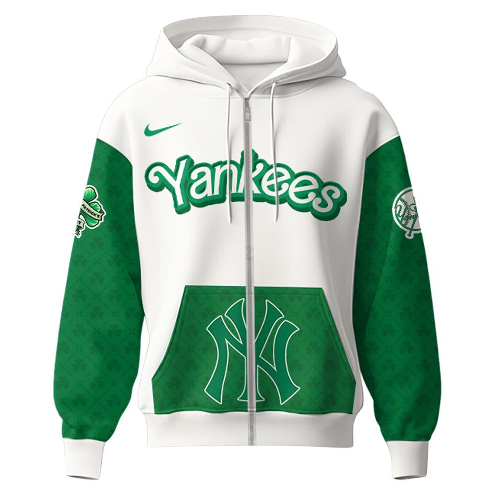 New-York-Yankees-MLB-x-St.-Patricks-Day-Limited-Edition-Performance-Zip-Hoodie-2025 New York Yankees MLB x St. Patrick's Day Limited Edition Performance Zip Hoodie 2025