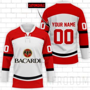 Personalized Bacardi Lace Hockey Jersey