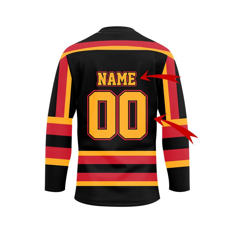 Personalized-Black-Born-To-Drink-Captain-Morgan-and-Play-Lace-Hockey-Jersey-2