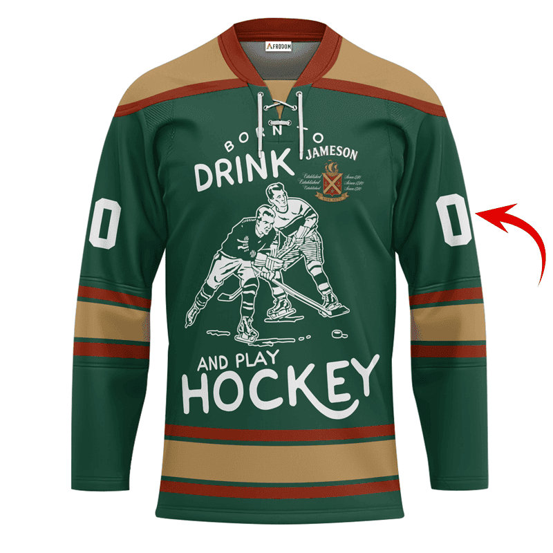 Personalized-Born-To-Drink-Jameson-and-Play-Lace-Hockey-Jersey-1