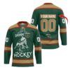 Personalized Born To Drink Jameson and Play Lace Hockey Jersey