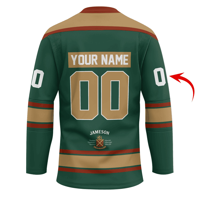 Personalized-Born-To-Drink-Jameson-and-Play-Lace-Hockey-Jersey-2