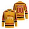Personalized Fireball Whiskey Hat Trick Lace Hockey Jersey