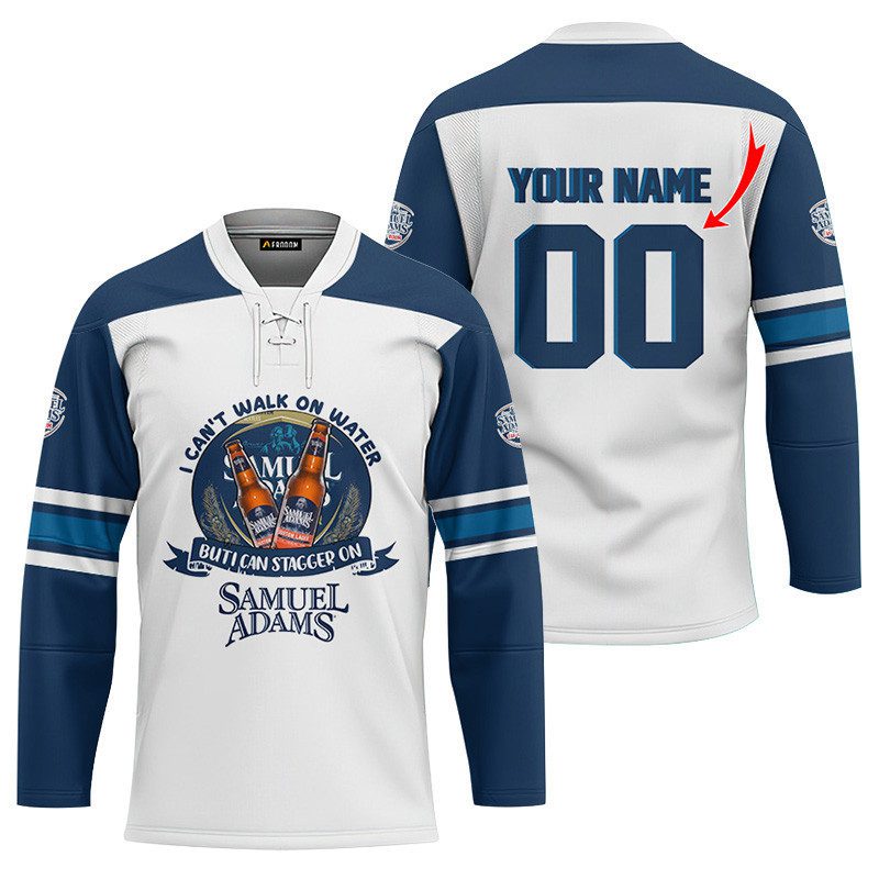 Personalized-I-Can-Stagger-On-Samuel-Adams-Lace-Hockey-Jersey Personalized I Can Stagger On Samuel Adams Lace Hockey Jersey