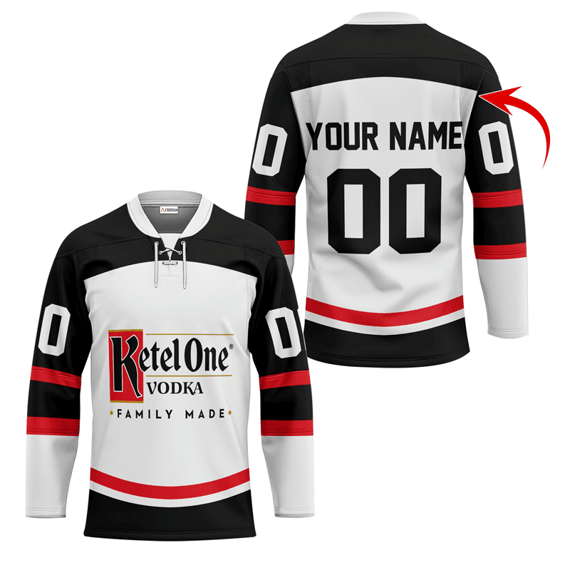 Personalized-Ketel-One-Lace-Hockey-Jersey Personalized Ketel One Lace Hockey Jersey