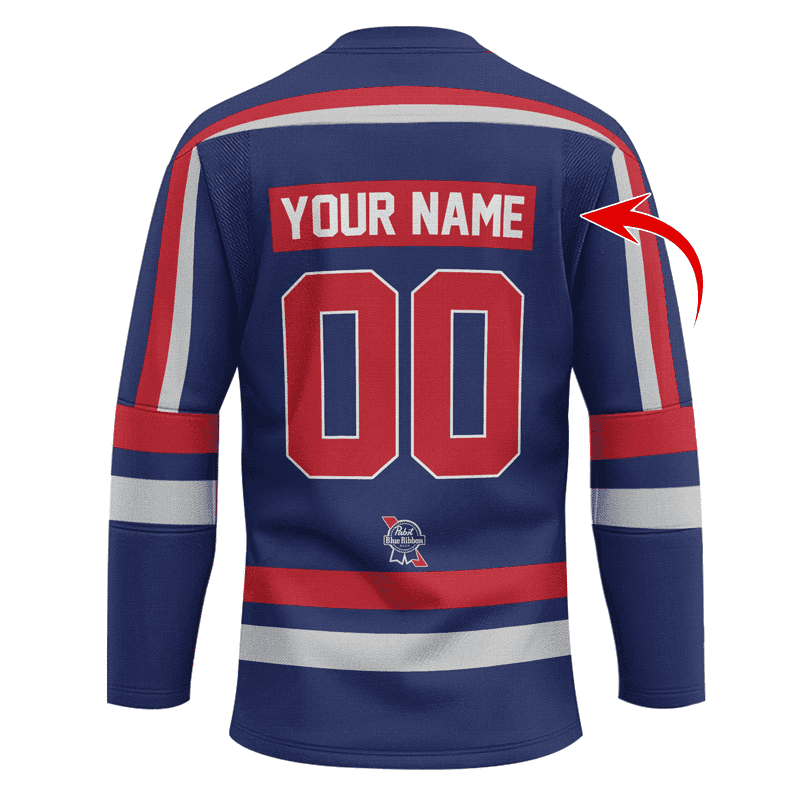Personalized-Pabst-Blue-Ribbon-Hat-Trick-Lace-Hockey-Jersey-2