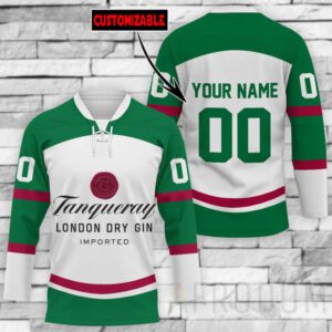 Personalized Tanqueray Lace Hockey Jersey