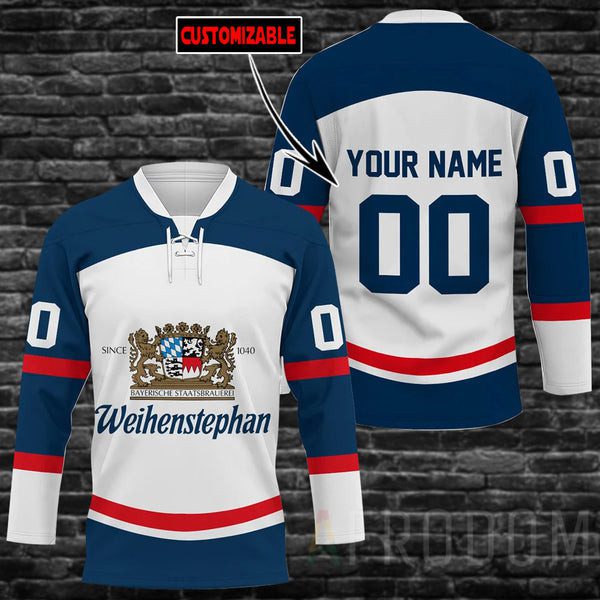 Personalized-Weihenstephaner-Lace-Hockey-Jersey Personalized Weihenstephaner Lace Hockey Jersey