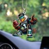 Philadelphia Eagles Super Bowl LIX Champion 2025 Mascot Custom Shape 1-sided Acrylic Car Ornament NCT1033