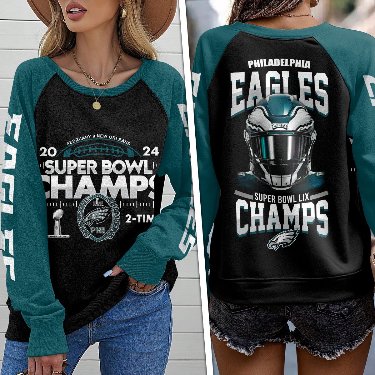Philadelphia-Eagles-Super-Bowl-LIX-Champion-2025-Round-Neck-Raglan-Sleeve-Sweatshirt-NCT1046 Philadelphia Eagles Super Bowl LIX Champion 2025 Round Neck Raglan Sleeve Sweatshirt NCT1046