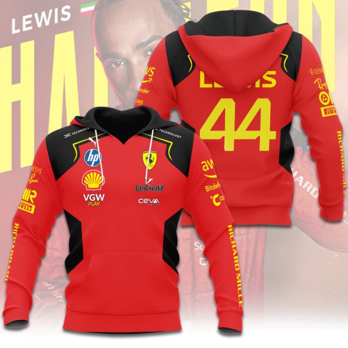 Scuderia Ferrari x Lewis Hamilton Unisex Performance Hoodie NCT1055