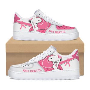 Snoopy Just Beat It Air Force 1 Shoes AF1 Limited Sneakers