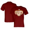 USC Trojans Blue 84 Unisex 2025 Big Ten Women's Basketball Regular Season Champions Locker Room T-Shirt - Cardinal