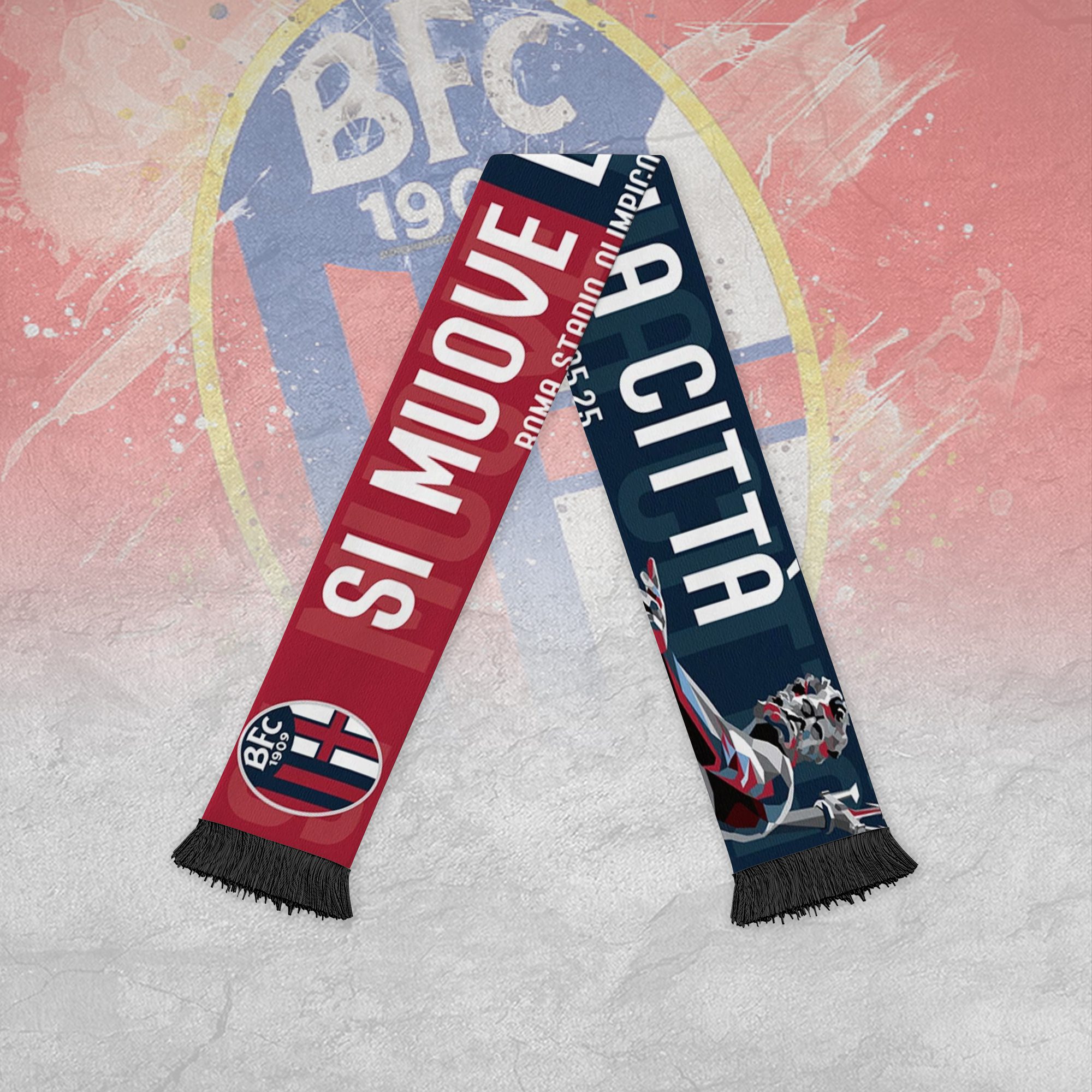 Bologna-FC-Champion-2025-Ruffneck-Soccer-Scarf-RSC1016-4