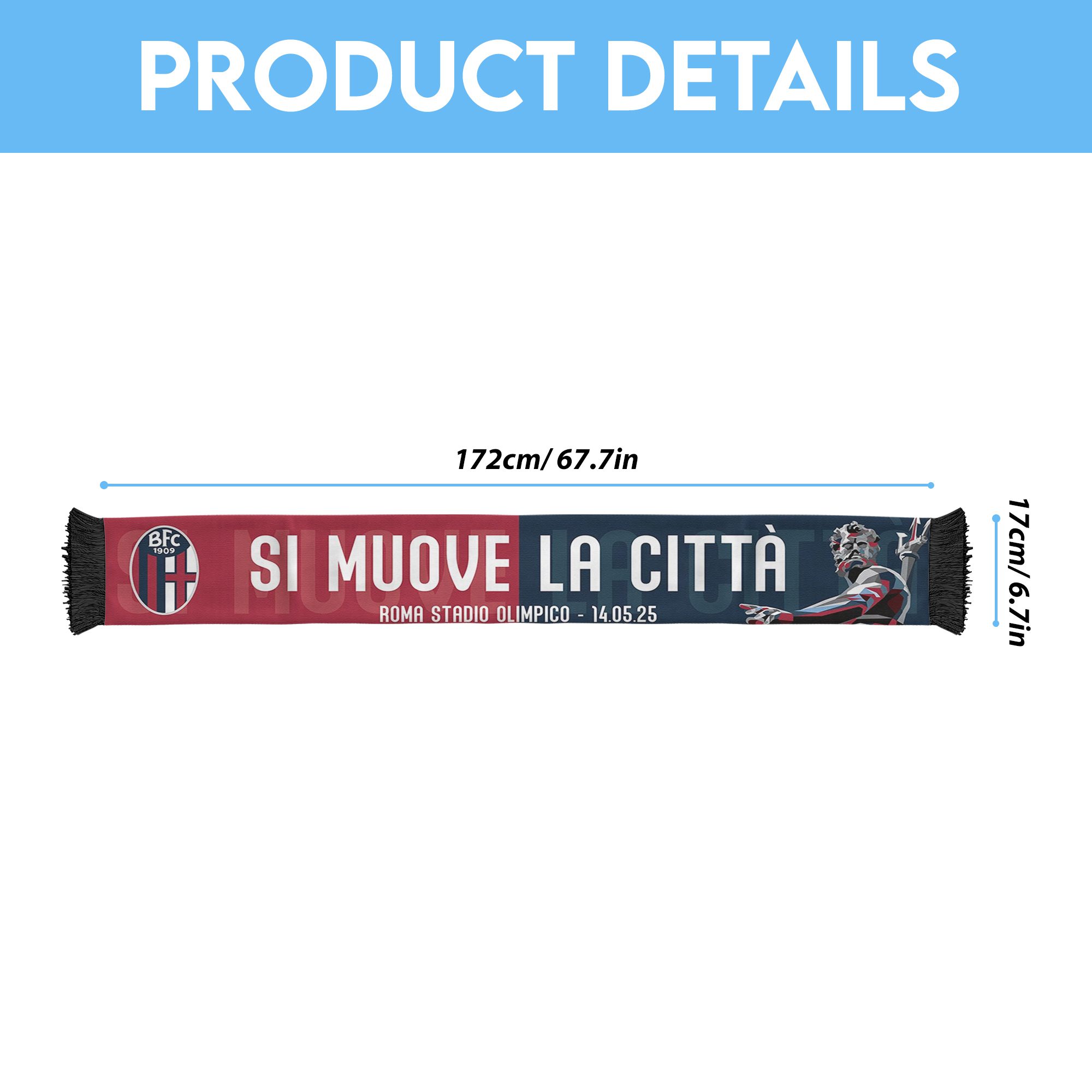 Bologna-FC-Champion-2025-Ruffneck-Soccer-Scarf-RSC1016-6