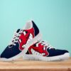 Cleveland Indians MLB Canvas Shoes Running Shoes White Shoes Fly Sneakers