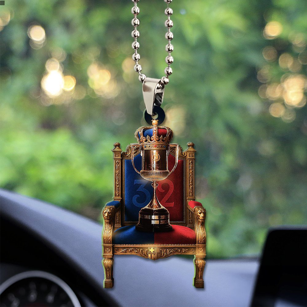 FC-Barcelona-Custom-Shape-2-sided-Acrylic-Car-Ornament-GCL1332 FC Barcelona Custom Shape 2-sided Acrylic Car Ornament GCL1332