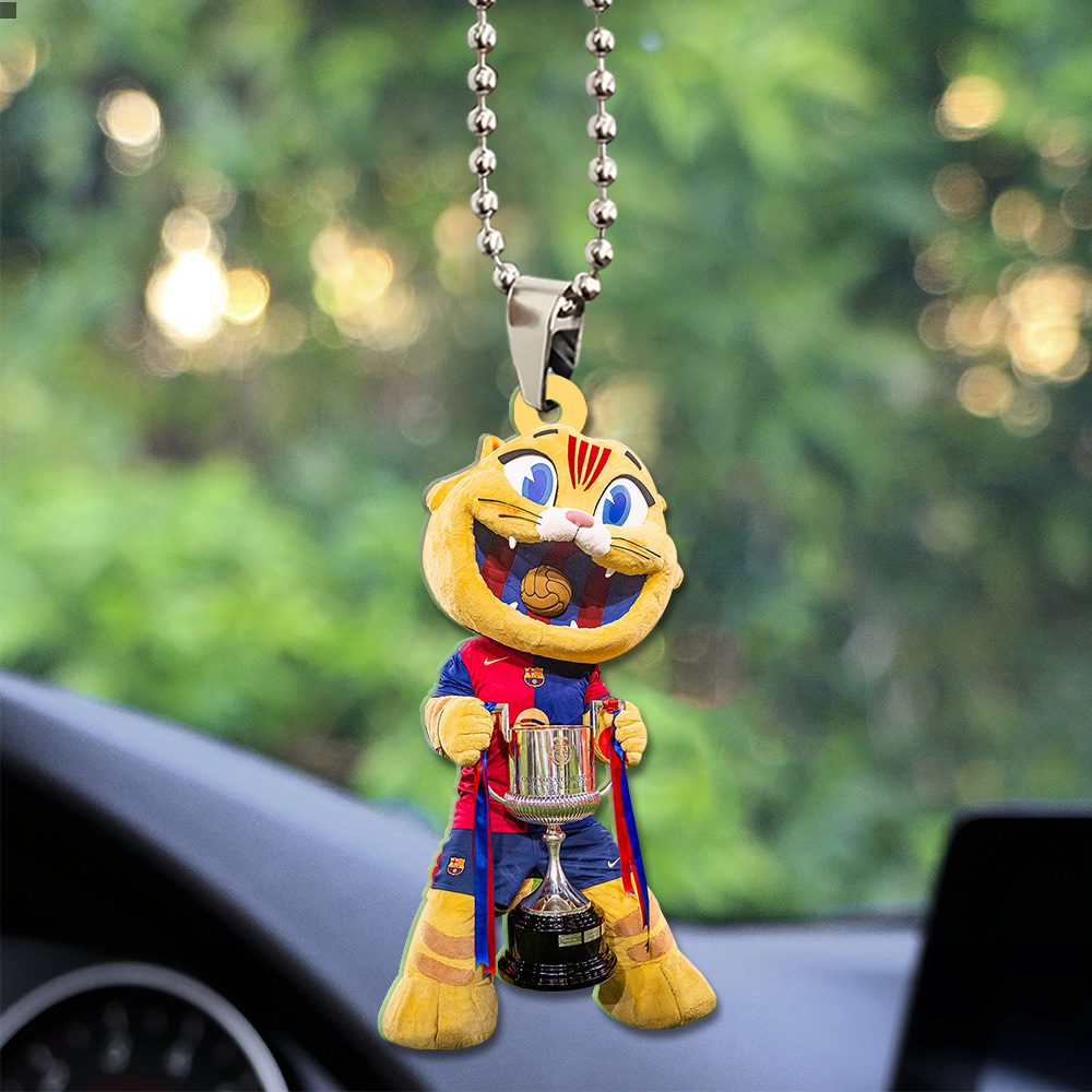 FC-Barcelona-Custom-Shape-2-sided-Acrylic-Car-Ornament-GCL1337 FC Barcelona Custom Shape 2-sided Acrylic Car Ornament GCL1337