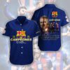 FC Barcelona Short Sleeve Dress Shirt GCL1131
