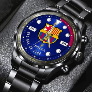 FC Barcelona x Rolex Black Stainless Steel Watch GCL1293