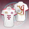 FC Bayern Munchen Champion 2024/25 Bundesliga Short Sleeve Dress Shirt GCL1035