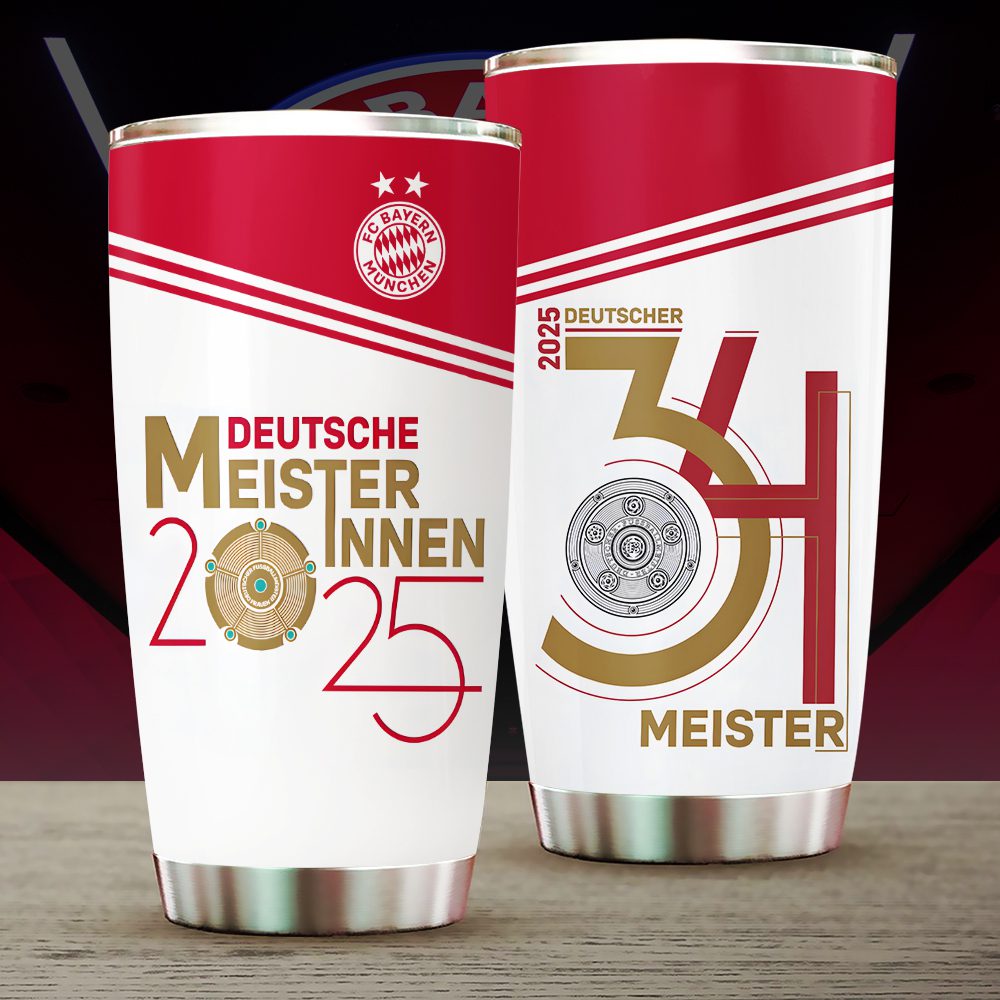 FC-Bayern-Munchen-Champion-202425-Bundesliga-Tumbler-Cup-GCL1027 FC Bayern Munchen Champion 2024/25 Bundesliga Tumbler Cup GCL1027