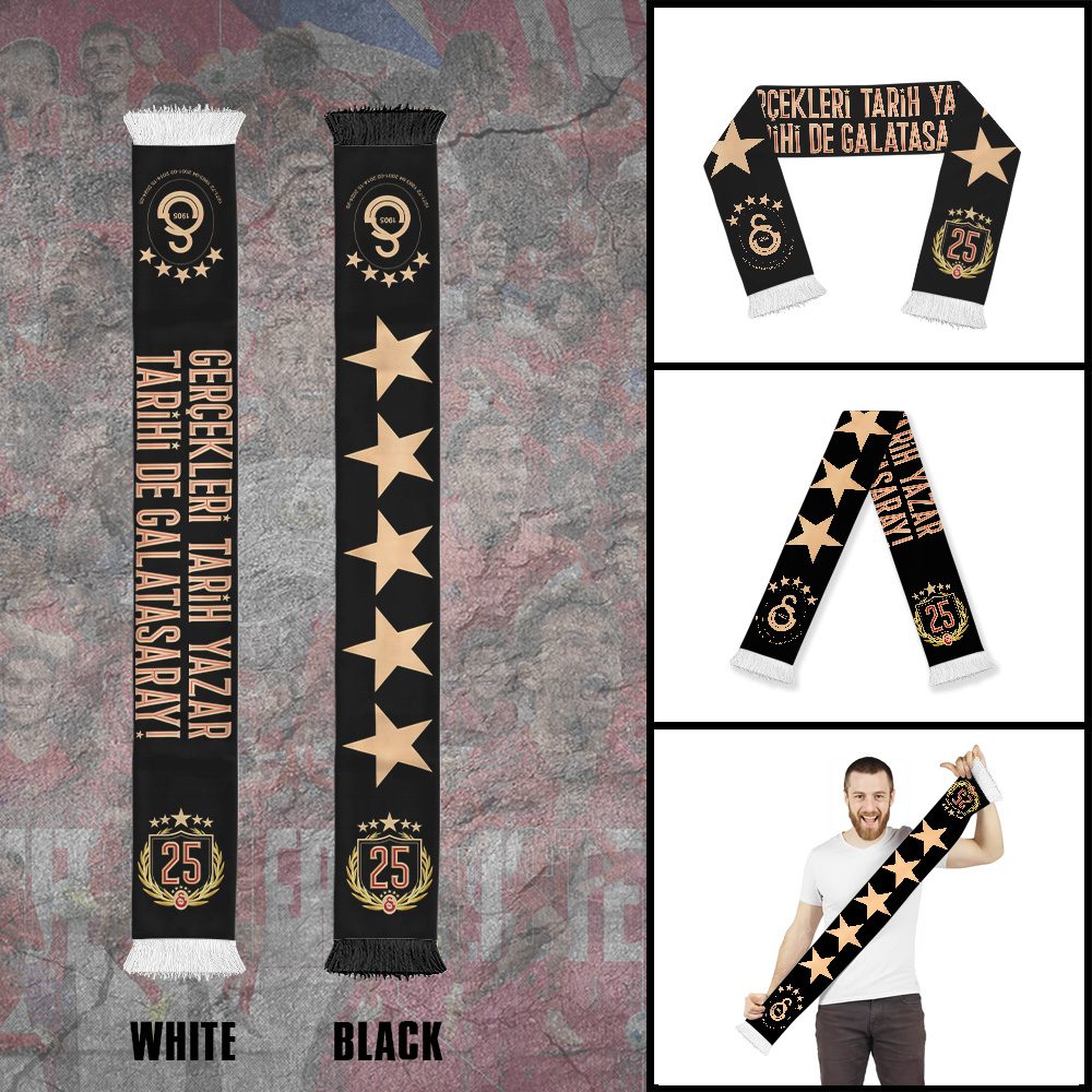 Galatasaray-S.K.-Champion-2025-Ruffneck-Soccer-Scarf-RSC1002 Galatasaray S.K. Champion 2025 Ruffneck Soccer Scarf RSC1002