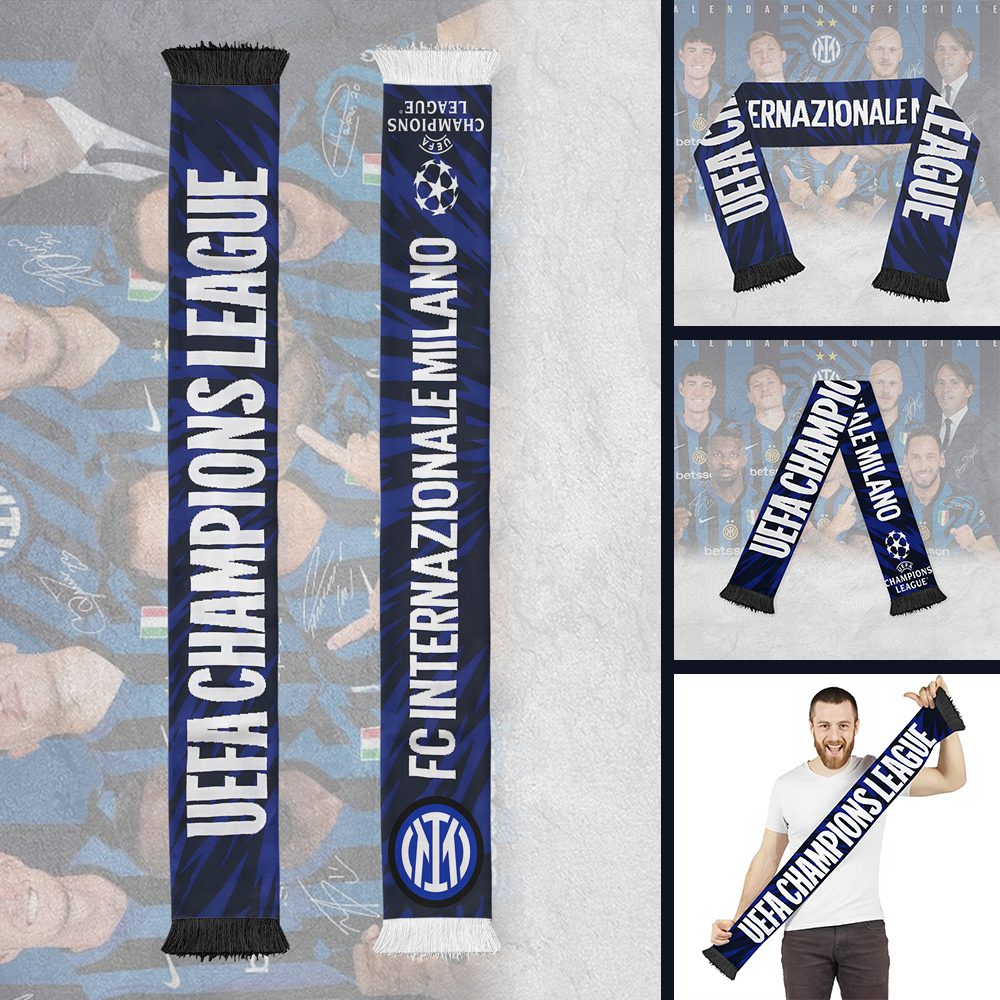 Inter-Milan-FC-Champion-2025-Ruffneck-Soccer-Scarf-RSC1024 Inter Milan FC Champion 2025 Ruffneck Soccer Scarf RSC1024