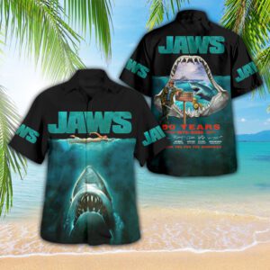 Jaws 3D Hawaiian Shirt GCL1029