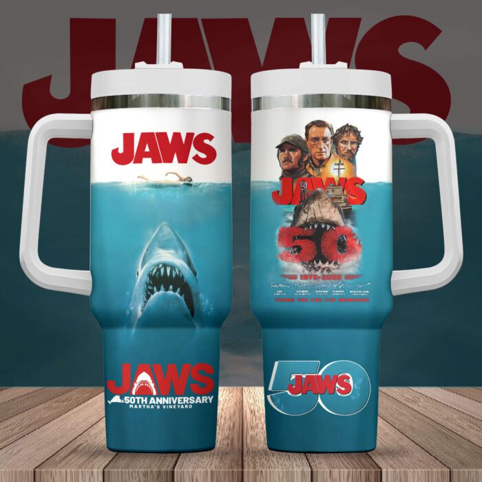 Jaws 40oz Stanley Tumbler GCL1043