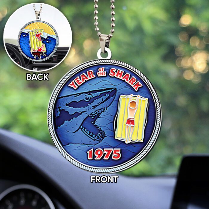 Jaws Custom Shape 2-sided Acrylic Car Ornament GCL1049