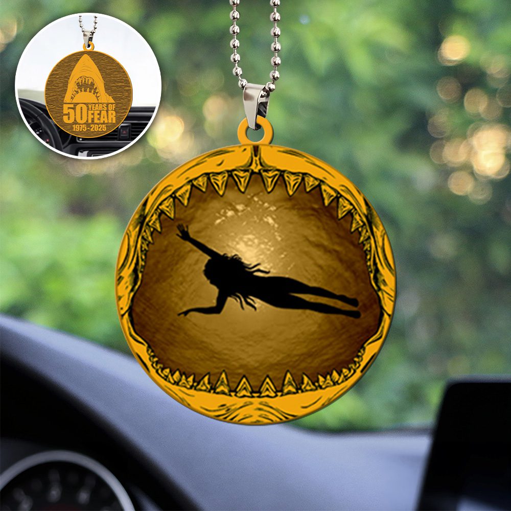 Jaws-Custom-Shape-2-sided-Acrylic-Car-Ornament-GCL1056 Jaws Custom Shape 2-sided Acrylic Car Ornament GCL1056