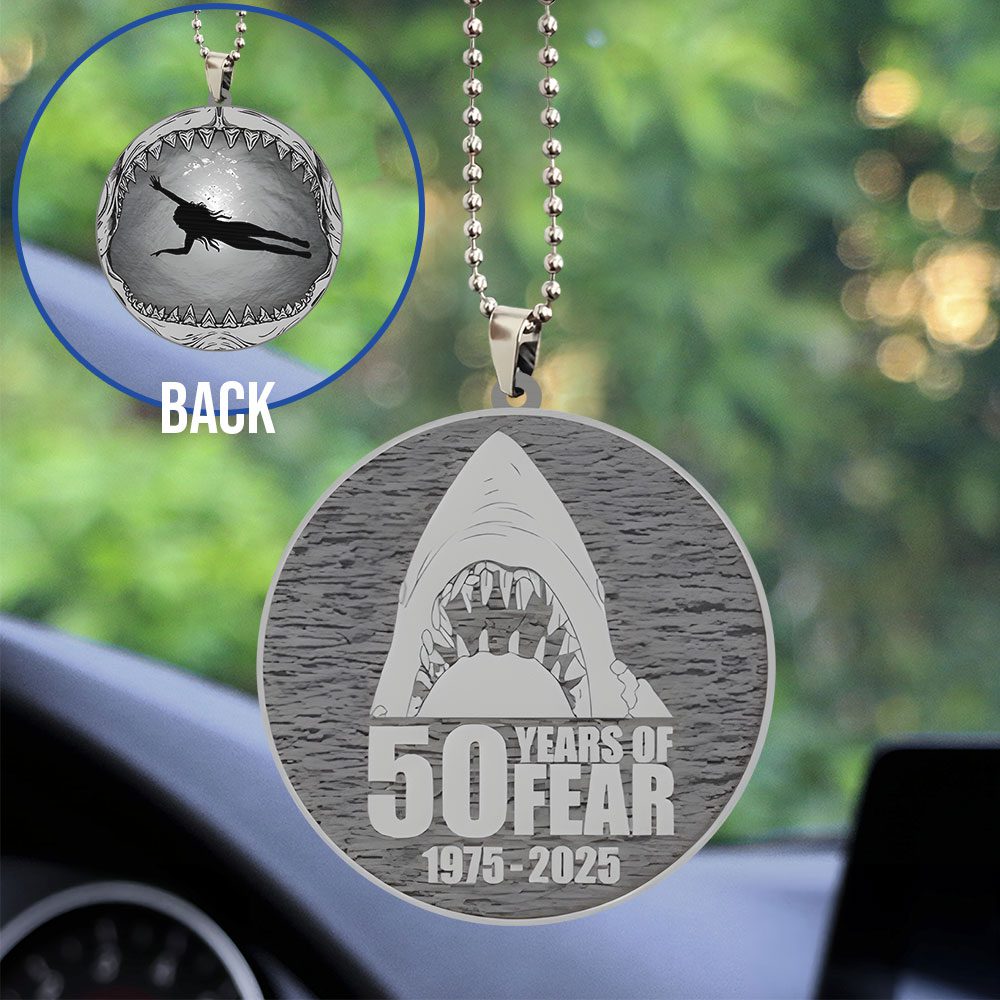 Jaws-Custom-Shape-2-sided-Acrylic-Car-Ornament-GCL1057 Jaws Custom Shape 2-sided Acrylic Car Ornament GCL1057