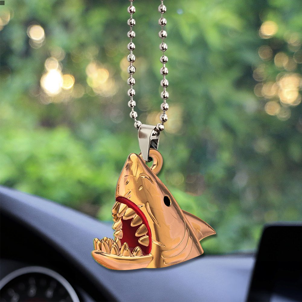 Jaws-Custom-Shape-2-sided-Acrylic-Car-Ornament-GCL1080 Jaws Custom Shape 2-sided Acrylic Car Ornament GCL1080
