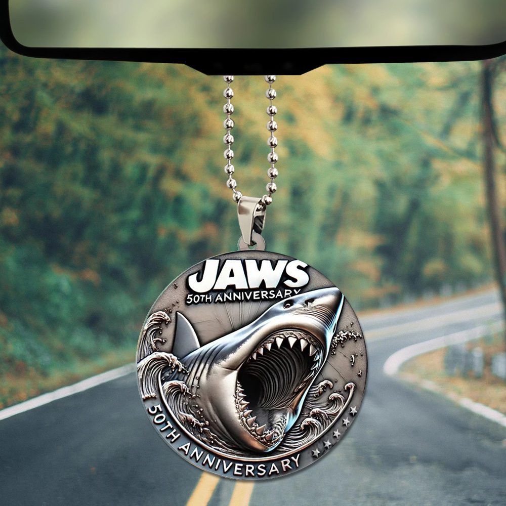 Jaws-Custom-Shape-2-sided-Acrylic-Car-Ornament-GCL1086-1