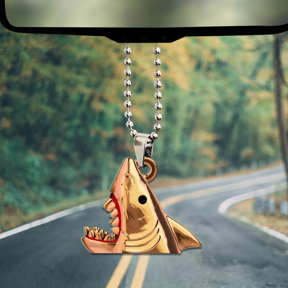 Jaws-Custom-Shape-2-sided-Acrylic-Car-Ornament-GCL1096-1