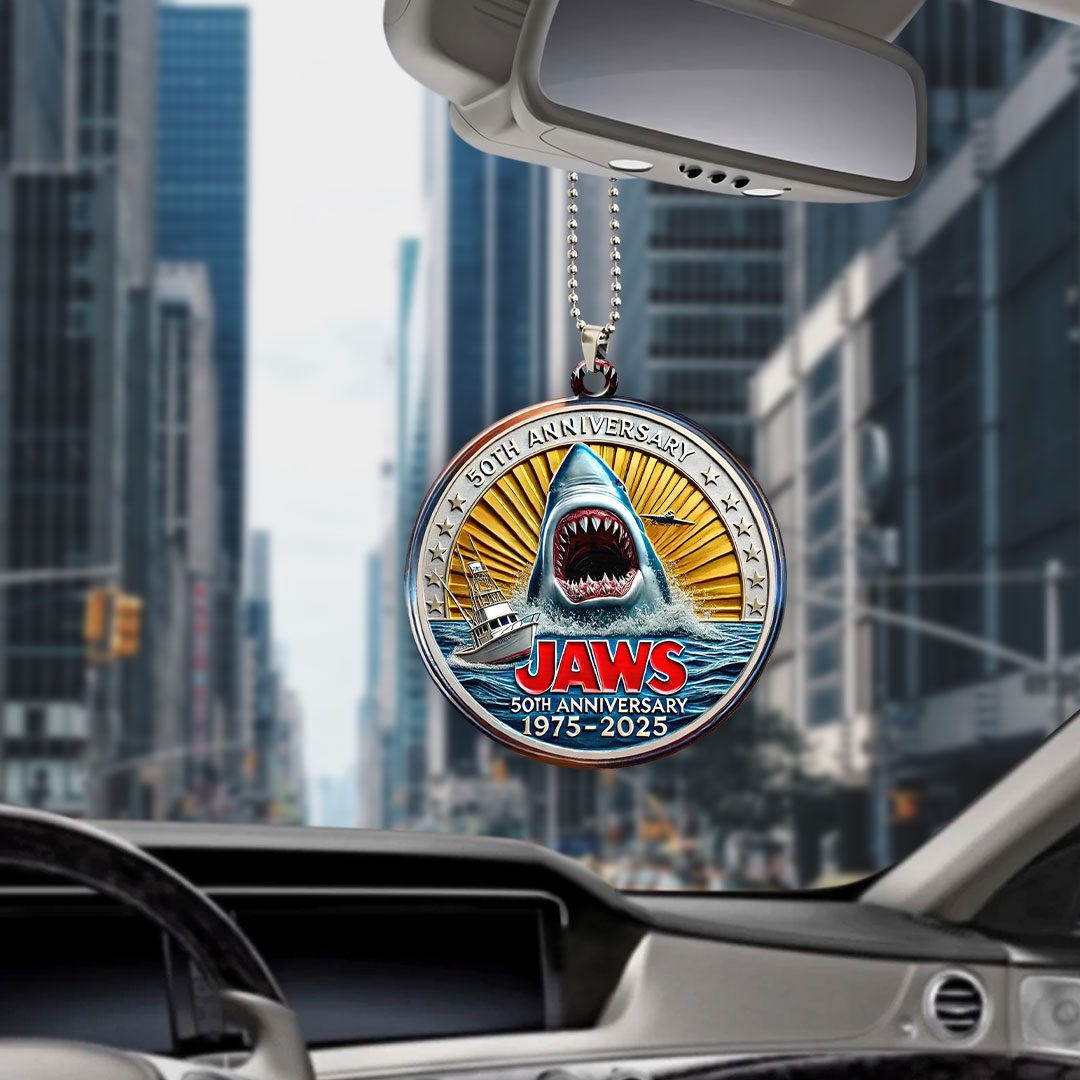 Jaws-Custom-Shape-2-sided-Acrylic-Car-Ornament-GCL1114-1
