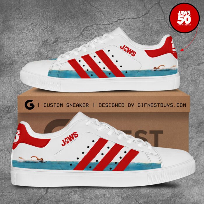 Jaws Custom Stan Smith Shoes GCL1016