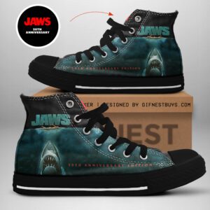Jaws High Top Canvas Shoes GCL1051