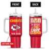 Kansas City Chiefs My Biggest Cheer Leader Gift For Father's Day Limited Edition 40oz Tumbler