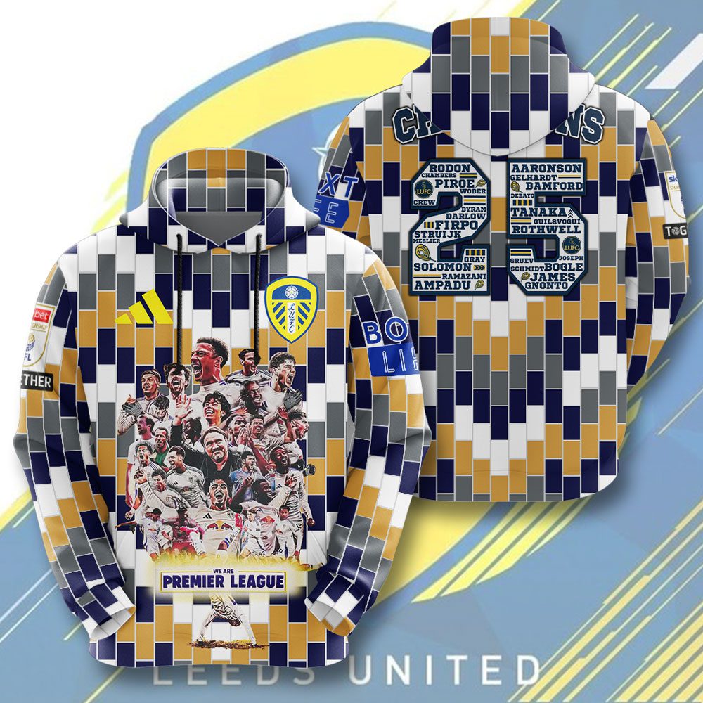 Leeds-United-Unisex-Performance-Hoodie-GCL1382 Leeds United Unisex Performance Hoodie GCL1382