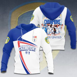 Leeds United Unisex Performance Hoodie GCL1399