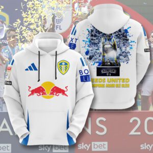 Leeds United Unisex Performance Hoodie GCL1414