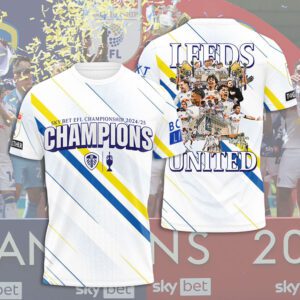 Leeds United Unisex Performance T-Shirt GCL1107