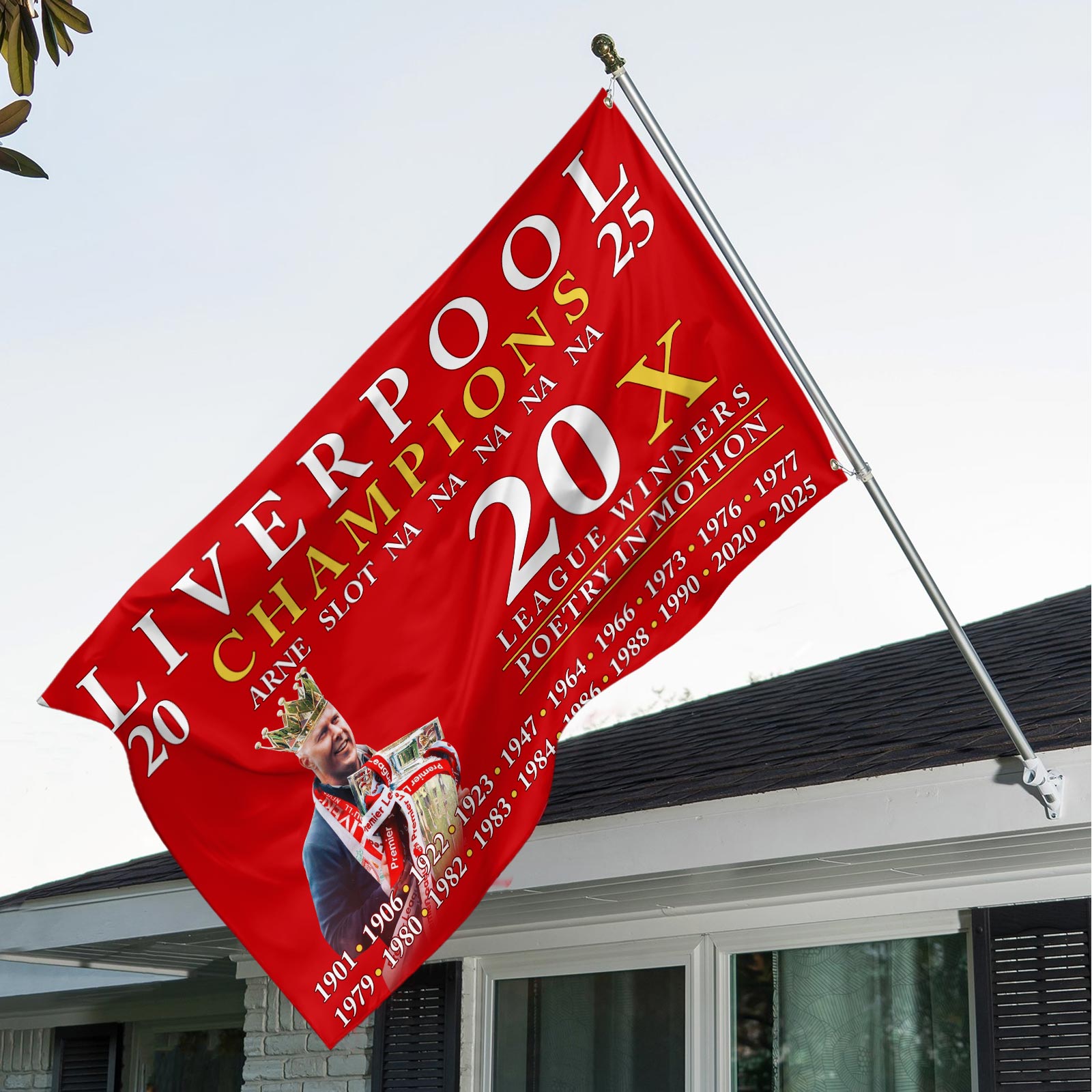 Liverpool-FC-Champion-202425-Premier-League-3D-House-Flag-GCL1204 Liverpool FC Champion 2024/25 Premier League 3D House Flag GCL1204