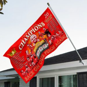 Liverpool FC Champion 2024/25 Premier League 3D House Flag GCL1214