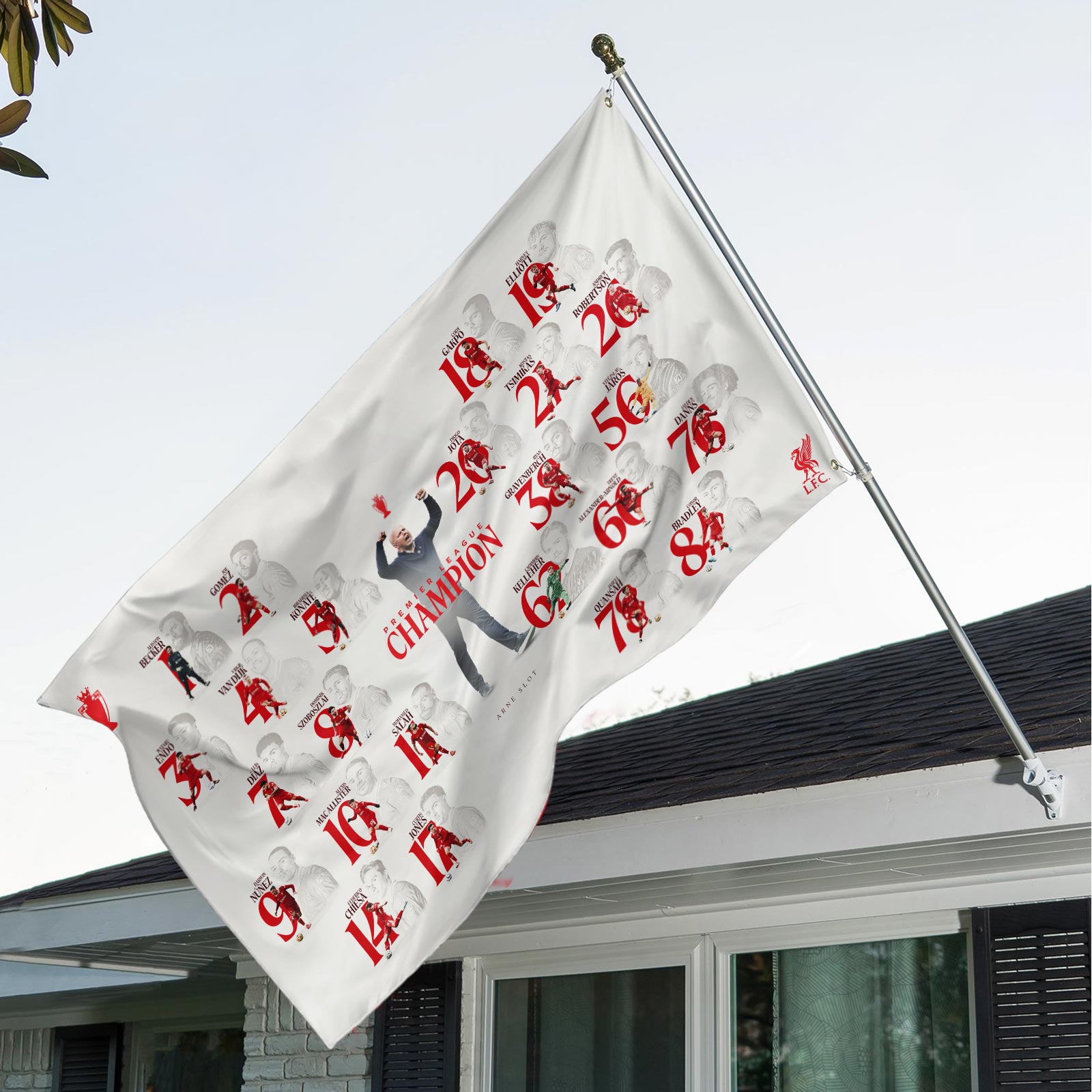 Liverpool-FC-Champion-202425-Premier-League-3D-House-Flag-GCL1249 Liverpool FC Champion 2024/25 Premier League 3D House Flag GCL1249