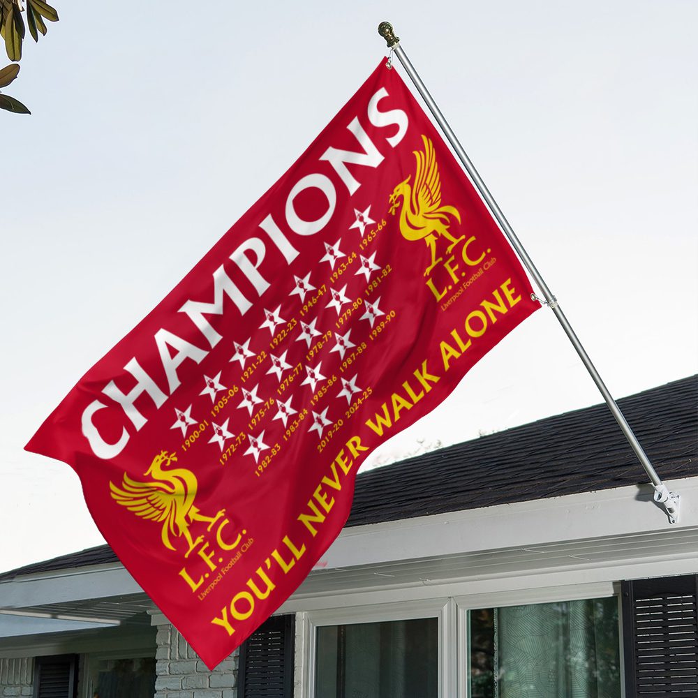 Liverpool-FC-Champion-202425-Premier-League-3D-House-Flag-GCL1270 Liverpool FC Champion 2024/25 Premier League 3D House Flag GCL1270